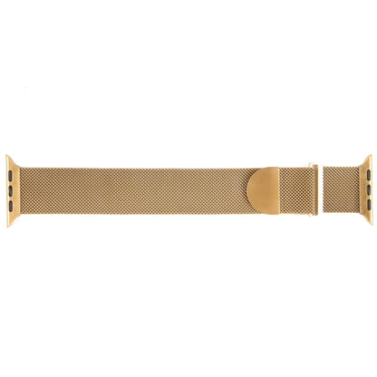 For Apple Watch SE 44mm Milanese Metal Magnetic Watch Band(Gold) - Watch Bands by PMC Jewellery | Online Shopping South Africa | PMC Jewellery