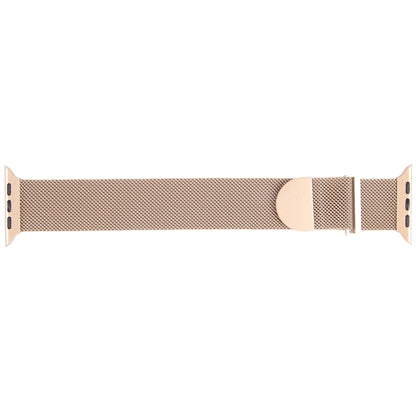 For Apple Watch 2 42mm Milanese Metal Magnetic Watch Band(Retro Gold) - Watch Bands by PMC Jewellery | Online Shopping South Africa | PMC Jewellery