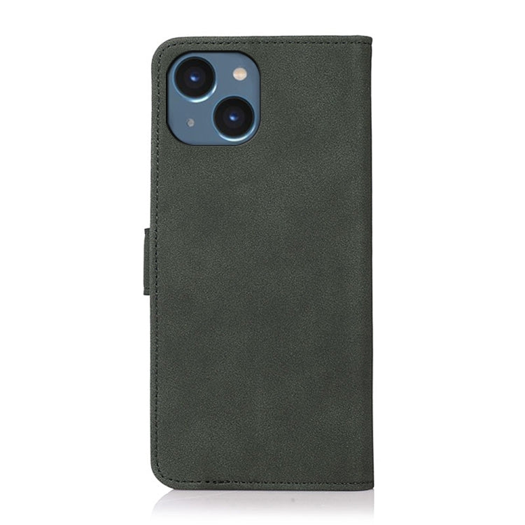 For iPhone 15 Plus KHAZNEH Matte Texture Leather Phone Case(Green) - free shipping - PMC TechLife - Order now!