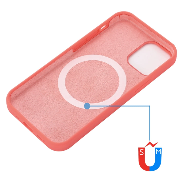For iPhone 15 Pro Max Shockproof Silicone Magsafe Phone Case(Pink Orange) - free shipping - PMC TechLife - Order now!