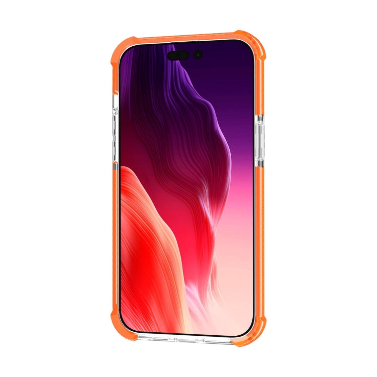 For iPhone 15 Pro Four-corner Shockproof TPU + Acrylic Phone Case(Orange) - iPhone 15 Pro Cases by PMC Jewellery | Online Shopping South Africa | PMC Jewellery