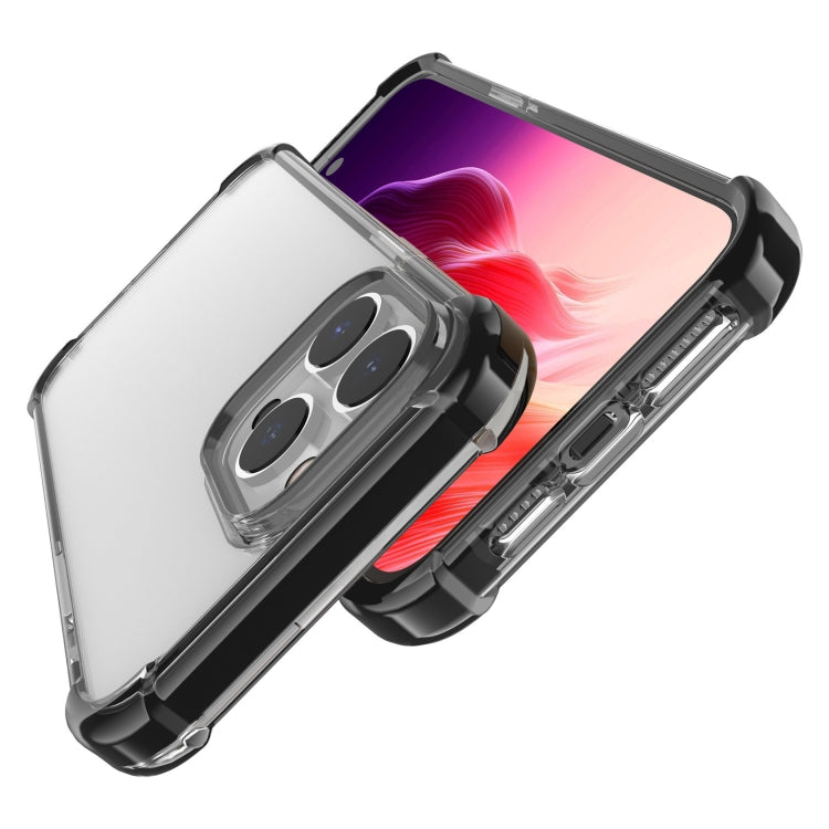 For iPhone 15 Pro Four-corner Shockproof TPU + Acrylic Phone Case(Black) - iPhone 15 Pro Cases by PMC Jewellery | Online Shopping South Africa | PMC Jewellery