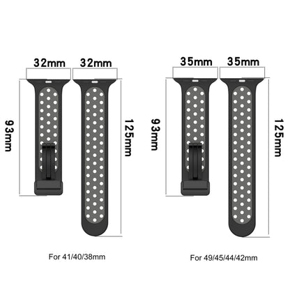 For Apple Watch 5 44mm Magnetic Buckle Silicone Watch Band(Olive Black) - Watch Bands by PMC Jewellery | Online Shopping South Africa | PMC Jewellery