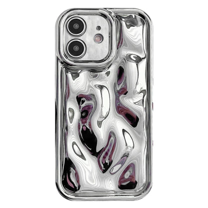 For iPhone 11 Electroplating Meteorite Texture TPU Phone Case(Silver) - iPhone 11 Cases by PMC Jewellery | Online Shopping South Africa | PMC Jewellery