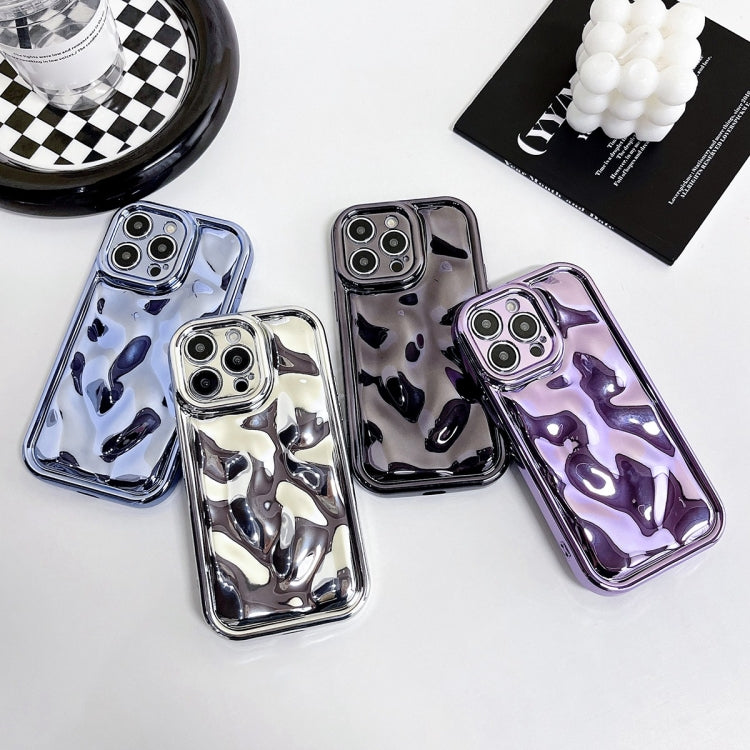 For iPhone X / XS Electroplating Meteorite Texture TPU Phone Case(Black) - More iPhone Cases by PMC Jewellery | Online Shopping South Africa | PMC Jewellery