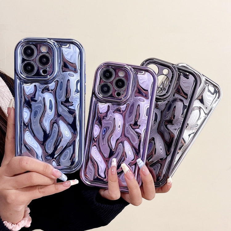 For iPhone 11 Electroplating Meteorite Texture TPU Phone Case(Purple) - iPhone 11 Cases by PMC Jewellery | Online Shopping South Africa | PMC Jewellery