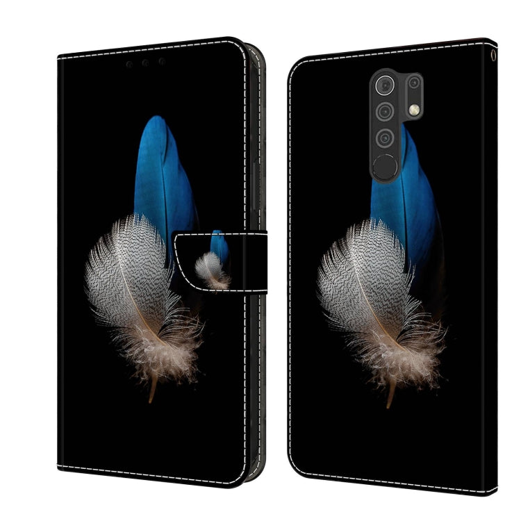 For Xiaomi Redmi 9 Crystal 3D Shockproof Protective Leather Phone Case(Two Branches) - free shipping - PMC TechLife - Order now!