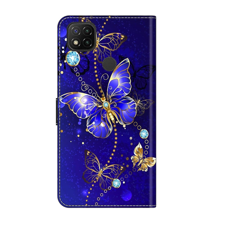For Xiaomi Redmi 9C Crystal 3D Shockproof Protective Leather Phone Case(Diamond Butterfly) - free shipping - PMC TechLife - Order now!