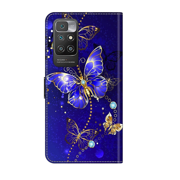 For Xiaomi Redmi 10 Crystal 3D Shockproof Protective Leather Phone Case(Diamond Butterfly) - Xiaomi Cases by PMC Jewellery | Online Shopping South Africa | PMC Jewellery