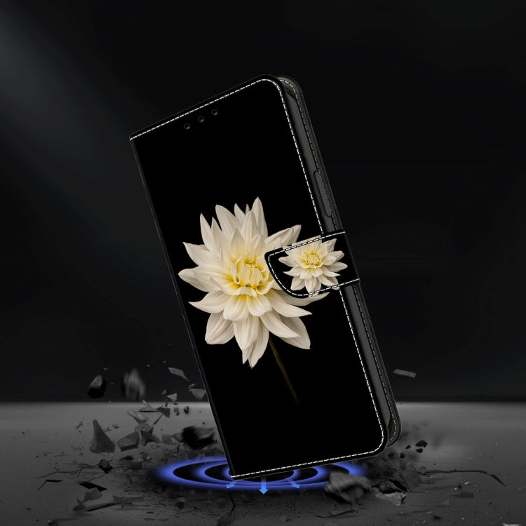 For Xiaomi Redmi Note 8 Crystal 3D Shockproof Protective Leather Phone Case(White Flower) - free shipping - PMC TechLife - Order now!