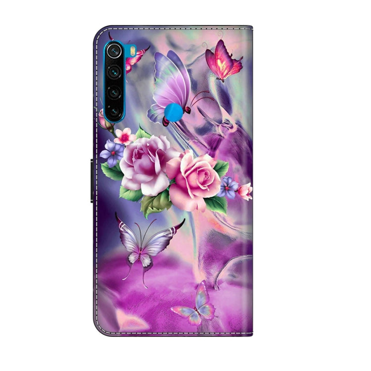 For Xiaomi Redmi Note 8 Crystal 3D Shockproof Protective Leather Phone Case(Butterfly) - Xiaomi Cases by PMC Jewellery | Online Shopping South Africa | PMC Jewellery