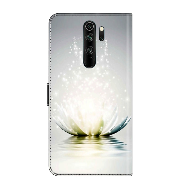 For Xiaomi Redmi Note 8 Pro Crystal 3D Shockproof Protective Leather Phone Case(Light Lotus) - free shipping - PMC TechLife - Order now!