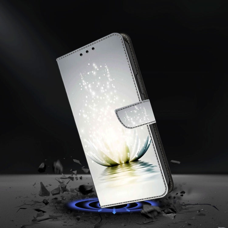 For Xiaomi Redmi Note 8 Pro Crystal 3D Shockproof Protective Leather Phone Case(Light Lotus) - free shipping - PMC TechLife - Order now!