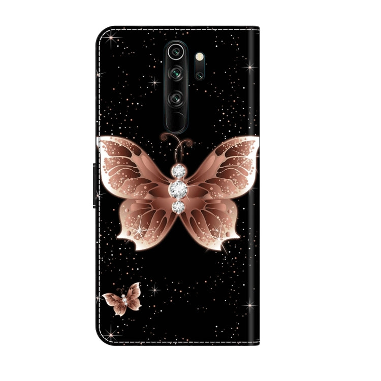 For Xiaomi Redmi Note 8 Pro Crystal 3D Shockproof Protective Leather Phone Case(Pink Diamond Butterfly) - free shipping - PMC TechLife - Order now!