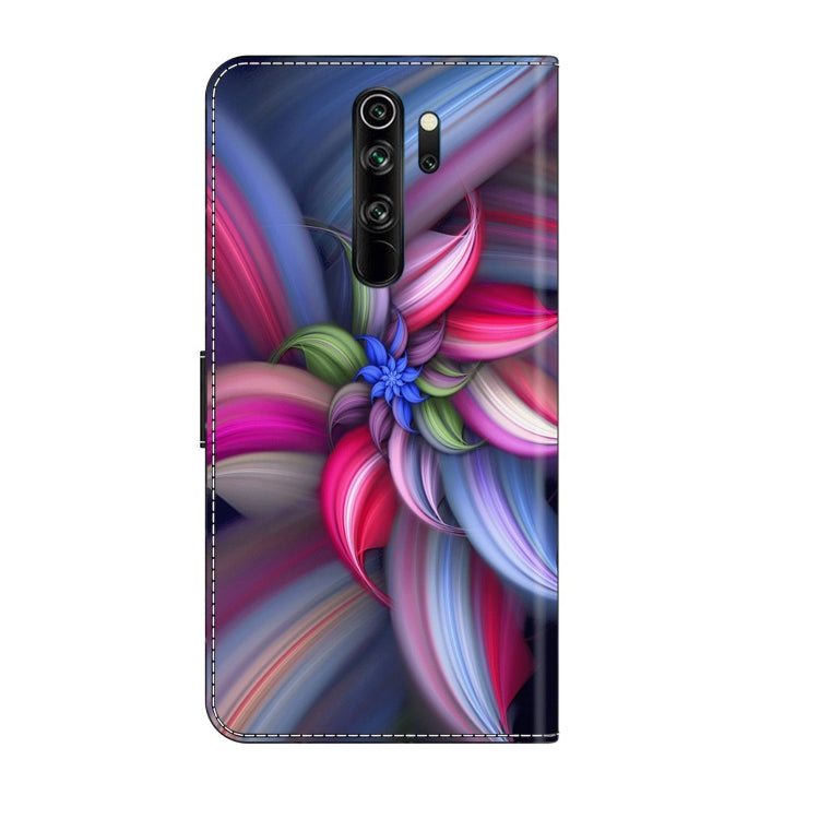 For Xiaomi Redmi Note 8 Pro Crystal 3D Shockproof Protective Leather Phone Case(Colorful Flower) - Xiaomi Cases by PMC Jewellery | Online Shopping South Africa | PMC Jewellery