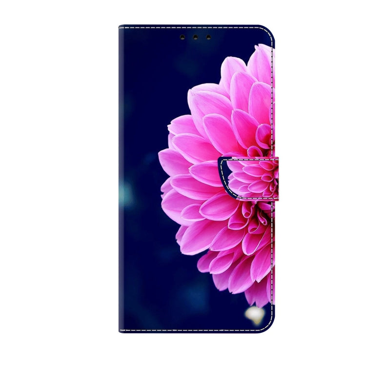 For Xiaomi Redmi Note 8T Crystal 3D Shockproof Protective Leather Phone Case(Pink Petals) - Xiaomi Cases by PMC Jewellery | Online Shopping South Africa | PMC Jewellery