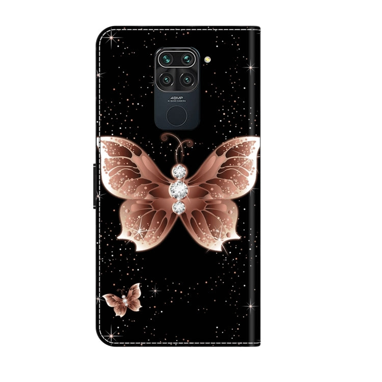 For Xiaomi Redmi Note 9 Crystal 3D Shockproof Protective Leather Phone Case(Pink Diamond Butterfly) - free shipping - PMC TechLife - Order now!