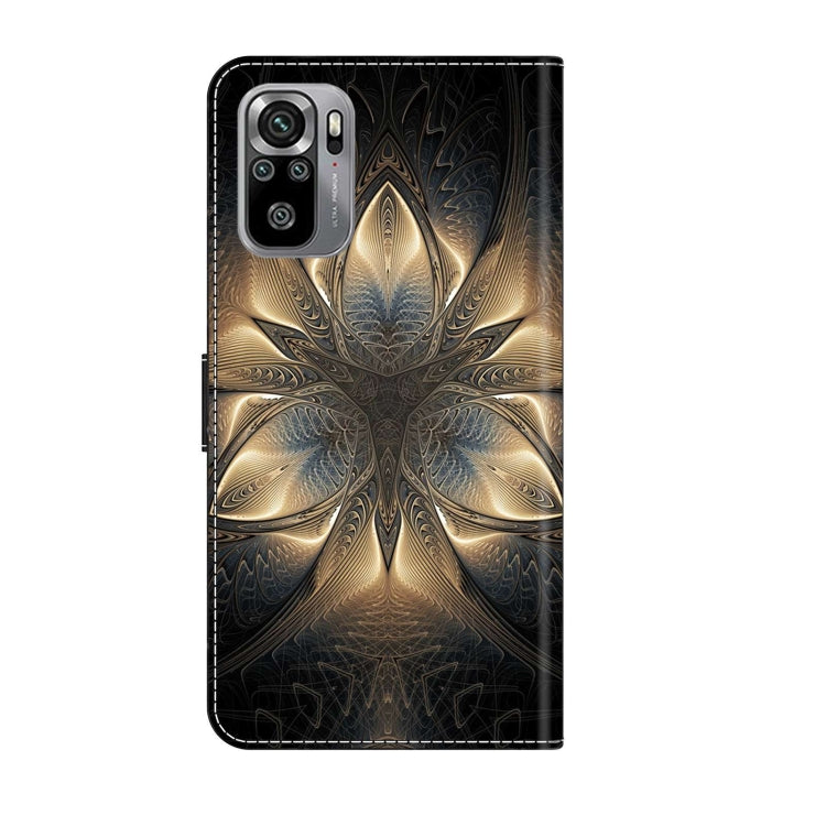 For Xiaomi Redmi Note 10 4G Crystal 3D Shockproof Protective Leather Phone Case(Luminous Building) - free shipping - PMC TechLife - Order now!