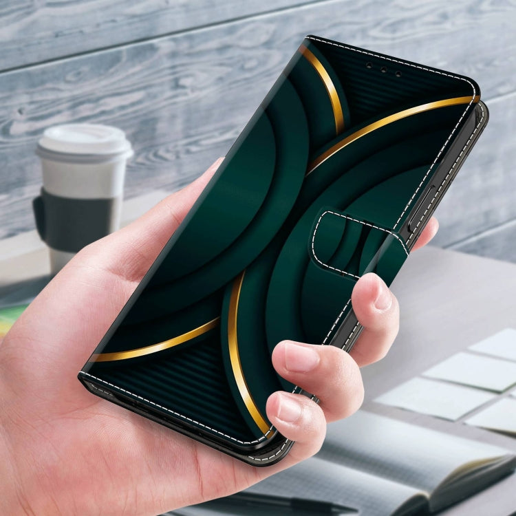 For Xiaomi Redmi Note 10 5G Crystal 3D Shockproof Protective Leather Phone Case(Gold Outline) - free shipping - PMC TechLife - Order now!