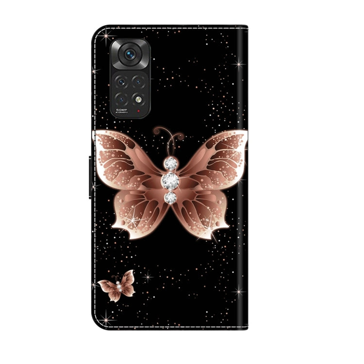 For Xiaomi Redmi Note 11 Global Crystal 3D Shockproof Protective Leather Phone Case(Pink Diamond Butterfly) - Xiaomi Cases by PMC Jewellery | Online Shopping South Africa | PMC Jewellery