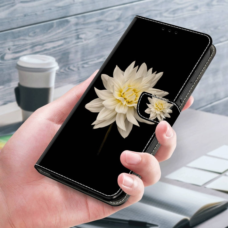 For Xiaomi Redmi Note 12 Pro+ Crystal 3D Shockproof Protective Leather Phone Case(White Flower) - free shipping - PMC TechLife - Order now!