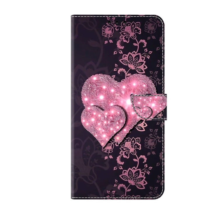 For Xiaomi 13 Crystal 3D Shockproof Protective Leather Phone Case(Lace Love) - 13 Cases by PMC Jewellery | Online Shopping South Africa | PMC Jewellery