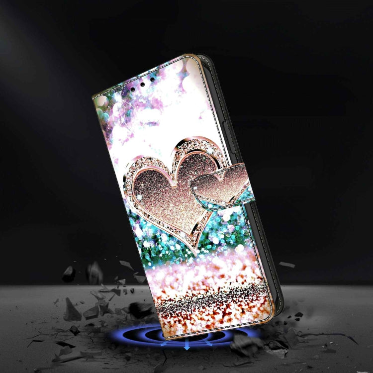 For Samsung Galaxy A32 5G Crystal 3D Shockproof Protective Leather Phone Case(Pink Diamond Heart) - free shipping - PMC TechLife - Order now!