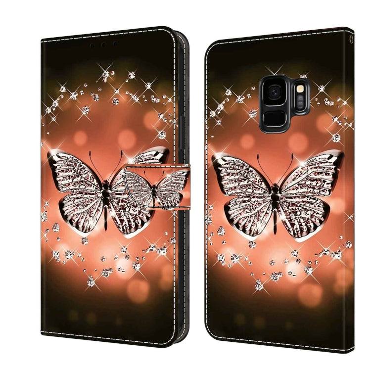 For Samsung Galaxy S9 Crystal 3D Shockproof Protective Leather Phone Case(Crystal Butterfly) - free shipping - PMC TechLife - Order now!