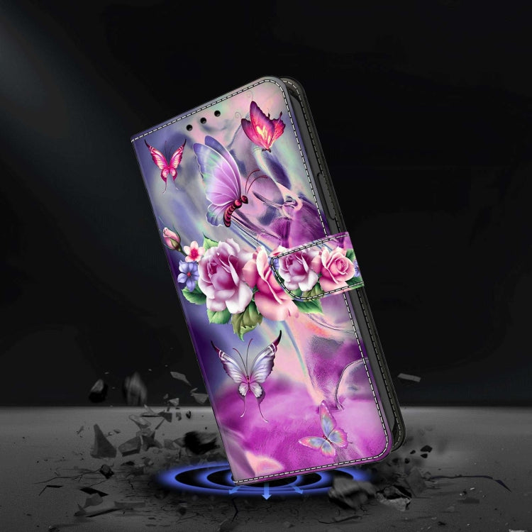 For Samsung Galaxy S22 Crystal 3D Shockproof Protective Leather Phone Case(Butterfly) - free shipping - PMC TechLife - Order now!