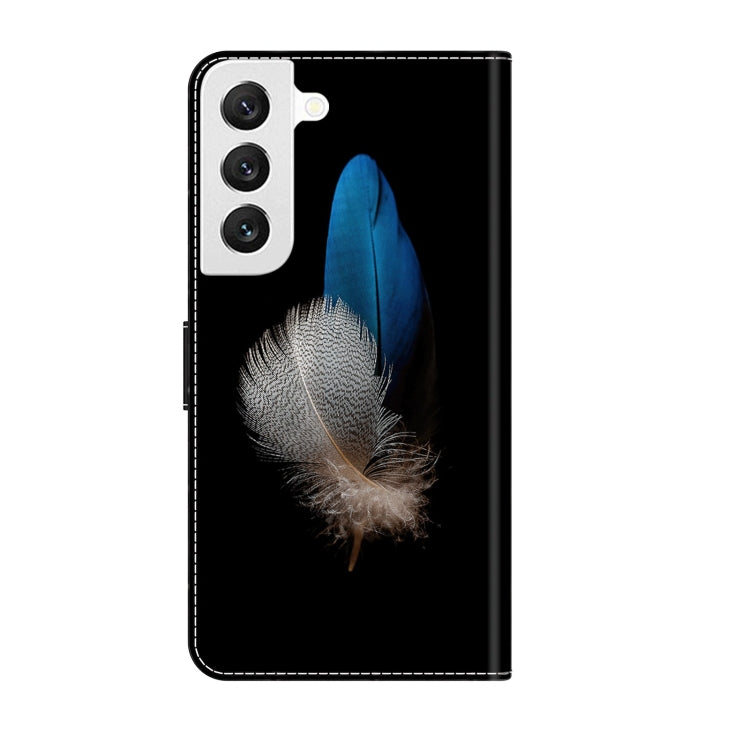 For Samsung Galaxy S22 Crystal 3D Shockproof Protective Leather Phone Case(Two Branches) - free shipping - PMC TechLife - Order now!