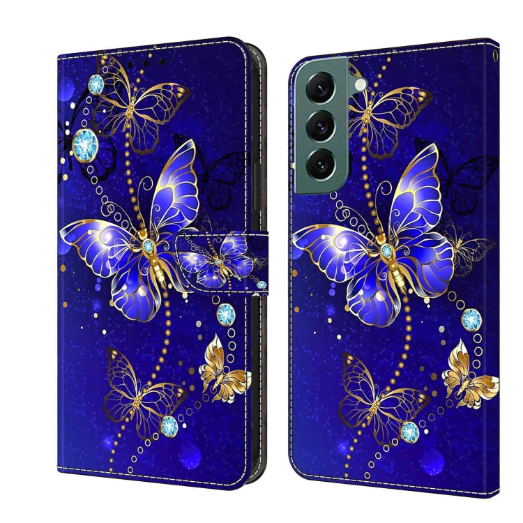 For Samsung Galaxy S22+ Crystal 3D Shockproof Protective Leather Phone Case(Diamond Butterfly) - free shipping - PMC TechLife - Order now!