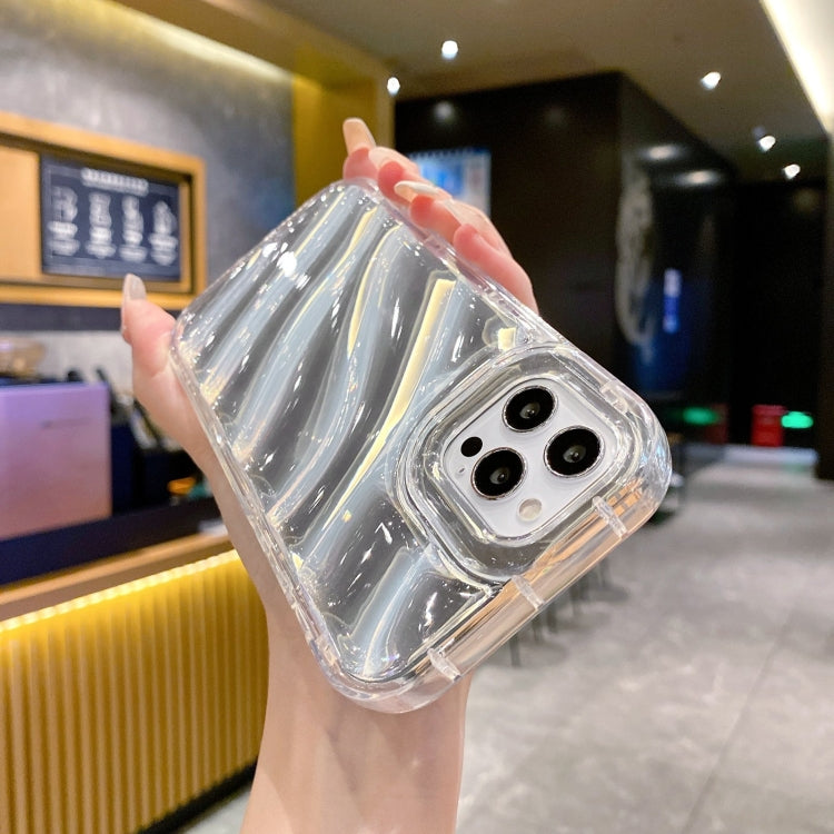 For iPhone 11 Laser Sequin Waves TPU Phone Case(Transparent) - free shipping - PMC TechLife - Order now!