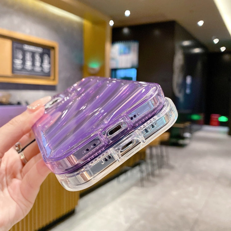 For iPhone 12 Pro Max Laser Sequin Waves TPU Phone Case(Blue) - free shipping - PMC TechLife - Order now!