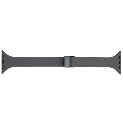 For Apple Watch 4 44mm Magnetic Buckle Slim Silicone Watch Band(Starry Grey) - Watch Bands by PMC Jewellery | Online Shopping South Africa | PMC Jewellery