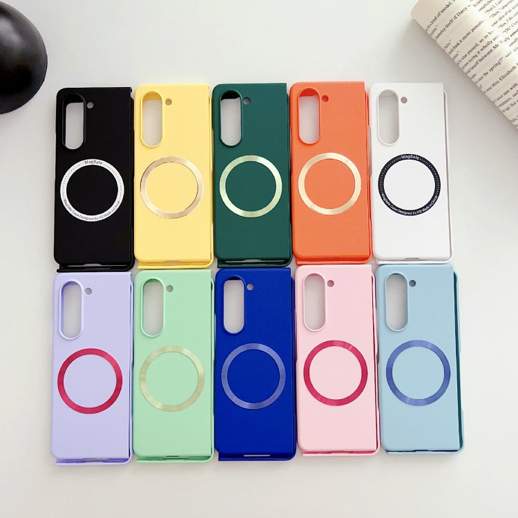 For Samsung Galaxy Z Fold5 Skin Feel Magsafe Magnetic Shockproof PC Phone Case(Green) - Galaxy Z Fold5 Cases by PMC TechLife | Online Shopping South Africa | PMC TechLife