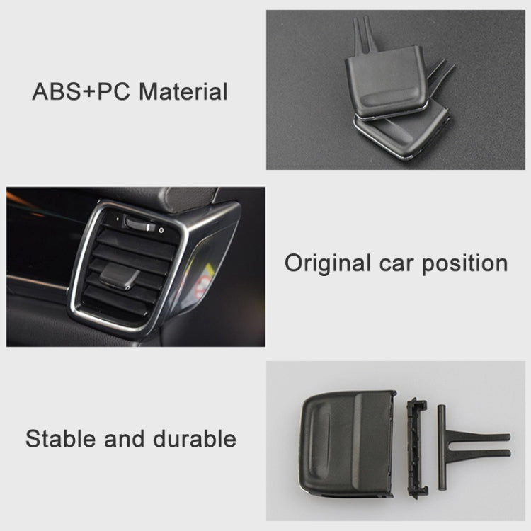 For Porsche Panamera Left Driving Car Air Conditioning Air Outlet Paddle, Type:Middle - Air Conditioning System by PMC Jewellery | Online Shopping South Africa | PMC Jewellery