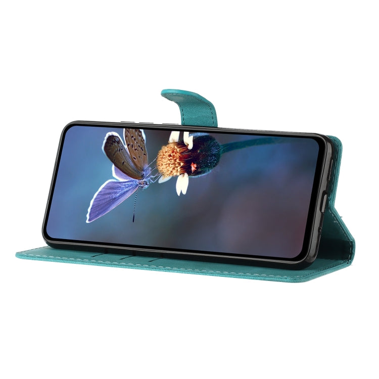 For Xiaomi Redmi Note 12 Pro 5G Flower Butterfly Embossing Pattern Leather Phone Case(Sky Blue) - free shipping - PMC TechLife - Order now!