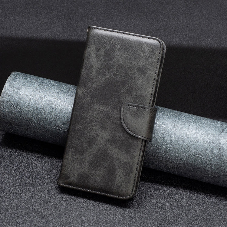 For iPhone 15 Pro Lambskin Texture Pure Color Flip Leather Phone Case(Black) - free shipping - PMC TechLife - Order now!