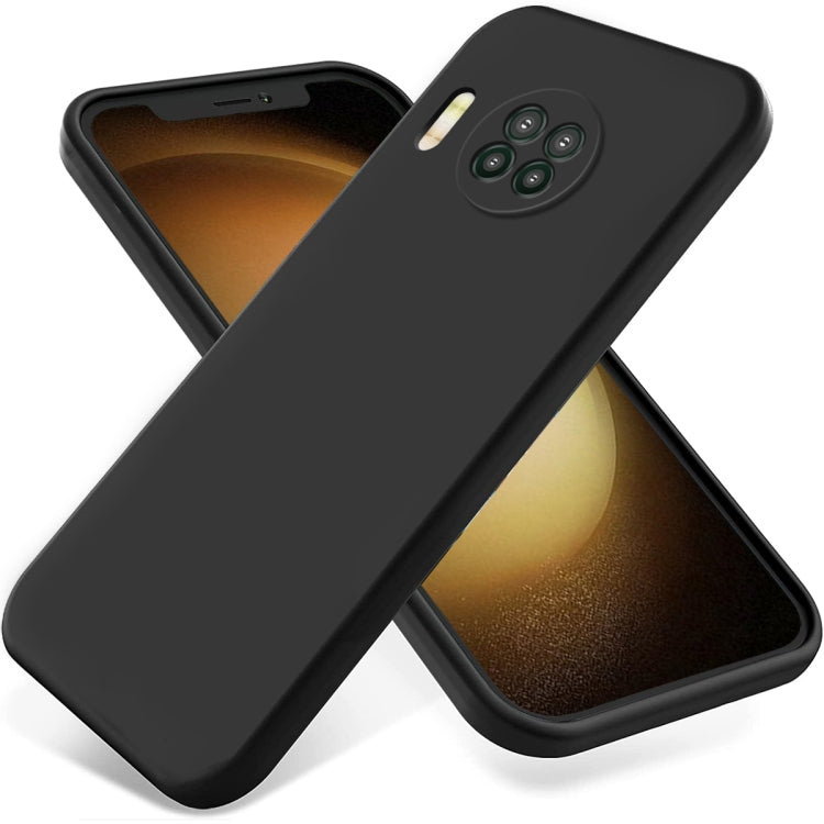 For Hisense Infinity H50 Zoom Pure Color Liquid Silicone Shockproof Phone Case(Black) - More Brand by PMC TechLife | Online Shopping South Africa | PMC TechLife | Buy Now Pay Later Mobicred