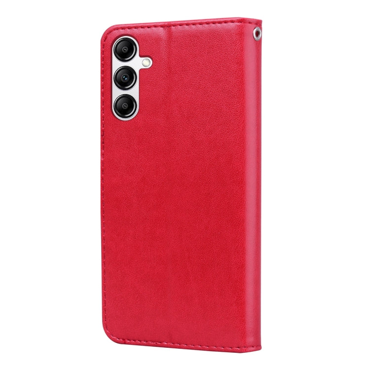 For Samsung Galaxy A14 4G / 5G Rose Embossed Flip PU Leather Phone Case(Red) - free shipping - PMC TechLife - Order now!