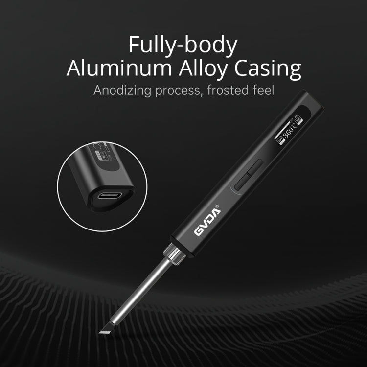 GVDA GD300 Intelligent Internal Heating Digital Display Constant Temperature Maintenance Electric Soldering Iron with 4 Tips + Stand Set - free shipping - PMC TechLife - Order now!