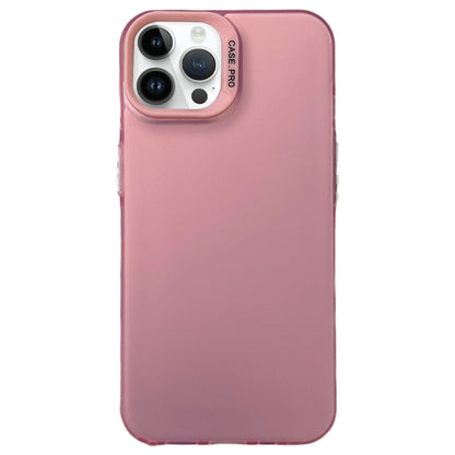 For iPhone 13 Pro Max Semi Transparent Frosted PC Phone Case(Pink) - iPhone 13 Pro Max Cases by PMC Jewellery | Online Shopping South Africa | PMC Jewellery