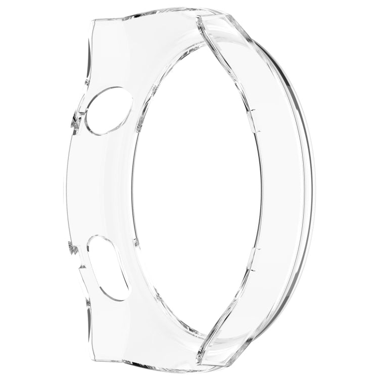 For Huawei Watch 4 Pro Half Coverage Hollowed Watch Protective Case + Hydrogel Film Set(Transparent White) - Watch Cases by PMC TechLife | Online Shopping South Africa | PMC TechLife