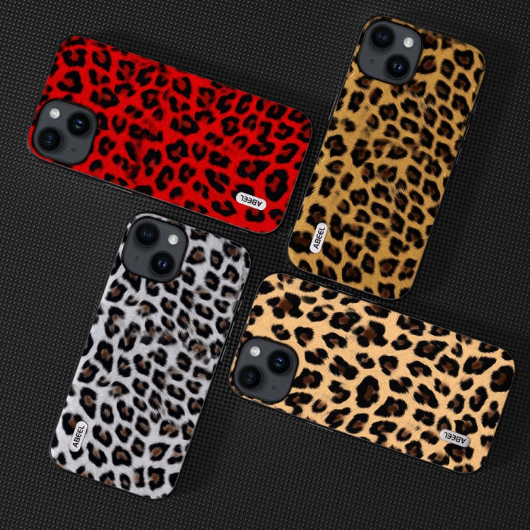 For iPhone 15 Plus ABEEL Black Edge Leopard Phone Case(Leopard Print) - free shipping - PMC TechLife - Order now!