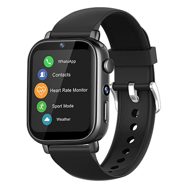 UNIWA X1S 1.9 inch IP67 Waterproof 4G Android 8.1 Dual Cameras Smart Watch Support Temperature Measurement, Specification:1G+8G(Black) - Android Watch by UNIWA | Online Shopping South Africa | PMC TechLife