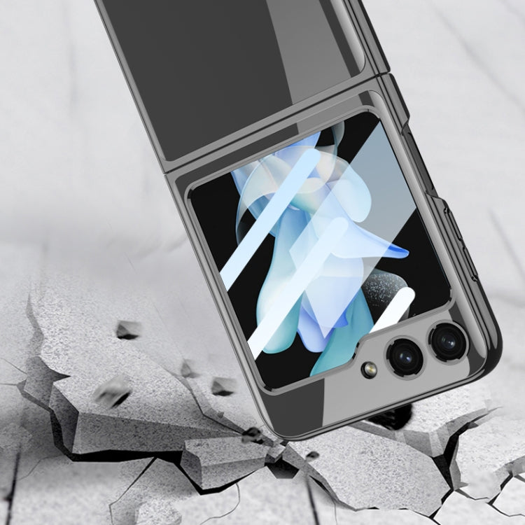 For Samsung Galaxy Z Flip5 GKK Integrated Electroplating Full Coverage Phone Case(Black) - Galaxy Z Flip5 Cases by GKK | Online Shopping South Africa | PMC TechLife