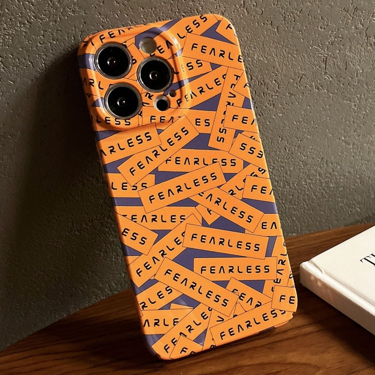 For iPhone 13 Pro Painted Pattern Precise Hole PC Phone Case(Orange Label) - free shipping - PMC TechLife - Order now!