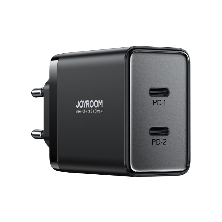 JOYROOM TCF09 40W Dual USB-C / Type-C 2PD Mini Intelligent Fast Charger(EU Plug) - USB Charger by JOYROOM | Online Shopping South Africa | PMC Jewellery