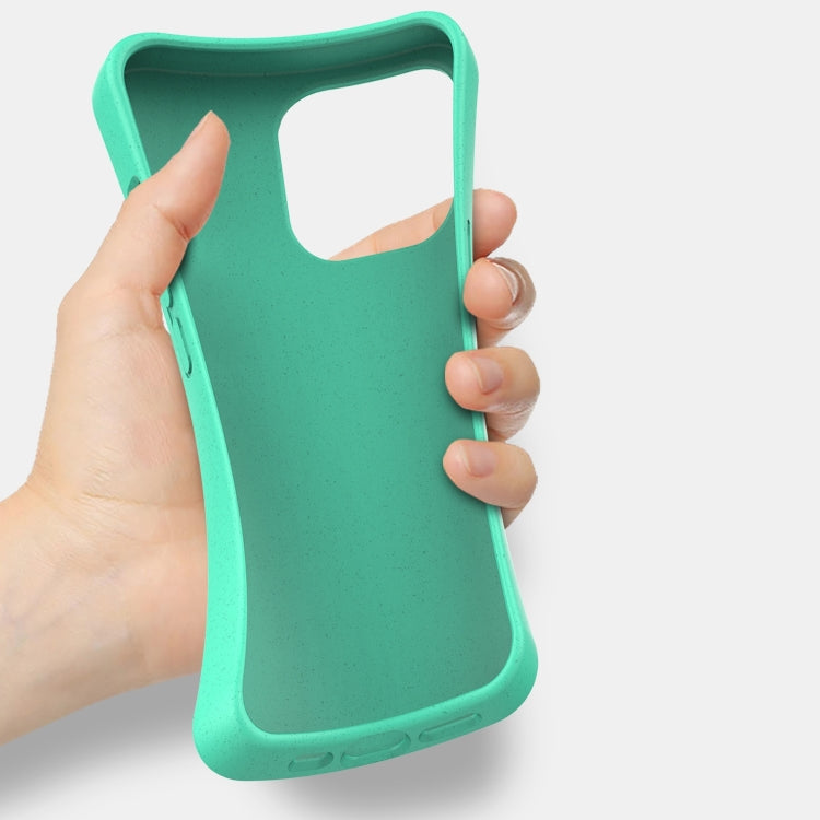 For iPhone 15 Pro Starry Series Shockproof Straw Material + TPU Protective Case(Blue) - free shipping - PMC TechLife - Order now!