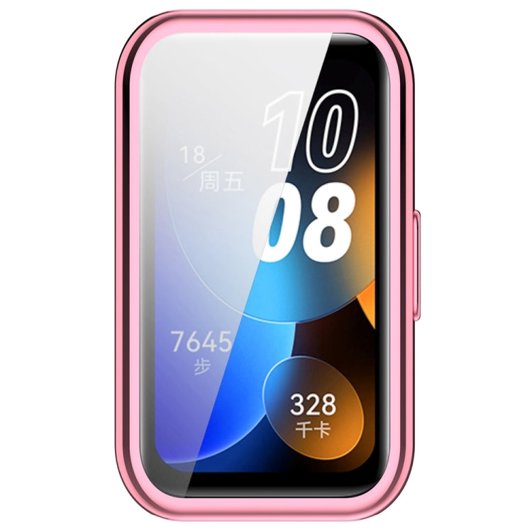 For Huawei Band 10 / 9 / 8 Full Coverage TPU Electroplating Watch Protective Case(Pink) - free shipping - PMC TechLife - Order now!